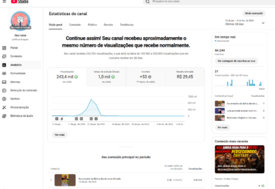 Canal Youtube Monetizado 43Mil Inscritos Politica