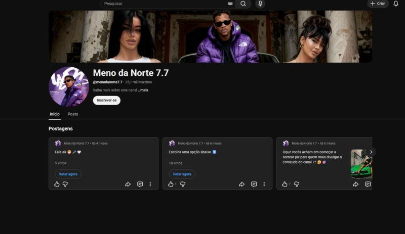 Canal 25mil inscritos