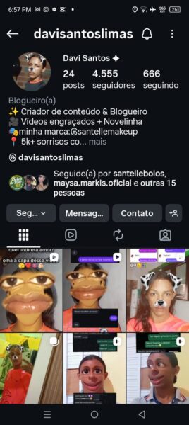 Conta monetizada 2500 seguidores