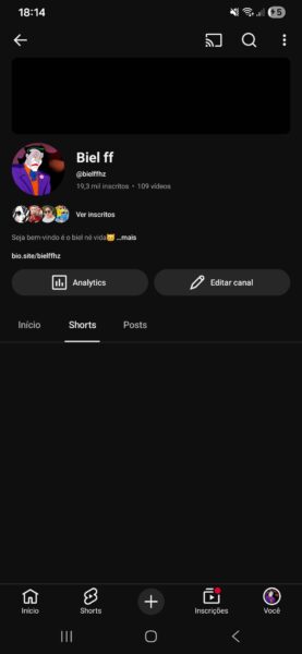 Canal 19k de inscritos