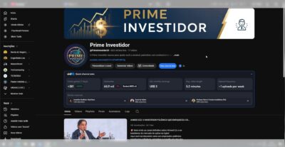 Canal YouTube 64K Inscritos | Monetizado | Nicho Finanças (Alto CPM) | Pronto para Escalar