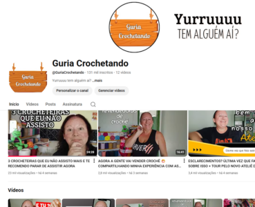 Canal Youtube 131 mil inscritos