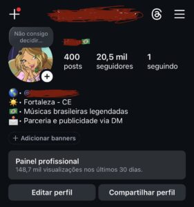 CONTA INSTAGRAM 20K