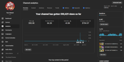 Canal monetizado