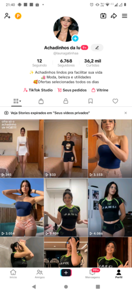 VENDO CONTA COM MÍDIA GERADA POR IA 8.000 SEGUIDORES